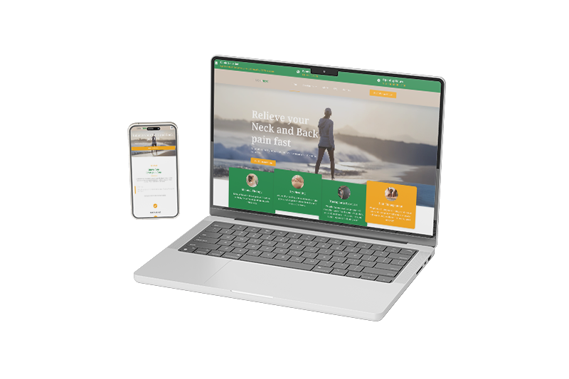 Mockup kickstart website